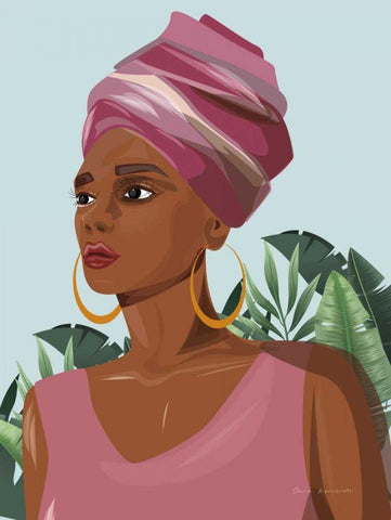 Strength and Beauty IV Black Ornate Wood Framed Art Print with Double Matting by Escalante, Omar