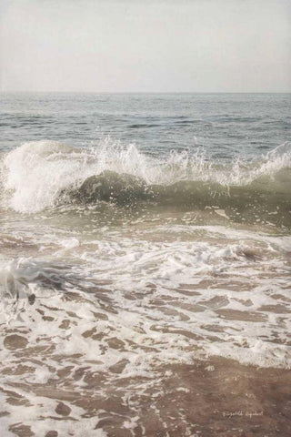 High Tide I White Modern Wood Framed Art Print with Double Matting by Urquhart, Elizabeth