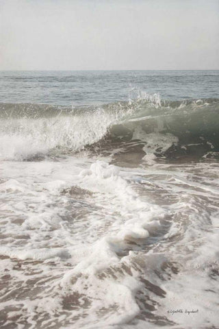 High Tide II White Modern Wood Framed Art Print with Double Matting by Urquhart, Elizabeth