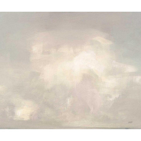 Ashore Clouds Neutral White Modern Wood Framed Art Print by Purinton, Julia