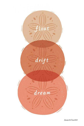 Beachcomber V White Modern Wood Framed Art Print with Double Matting by Snowdon, Alexandra