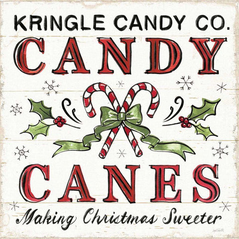 Christmas Treats V White Modern Wood Framed Art Print with Double Matting by Tavoletti, Anne