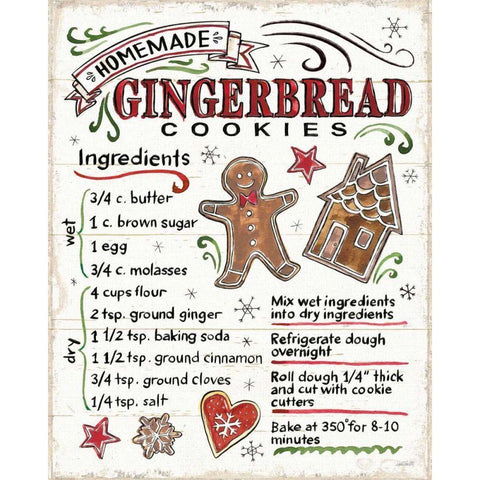 Christmas Treats VI Gold Ornate Wood Framed Art Print with Double Matting by Tavoletti, Anne