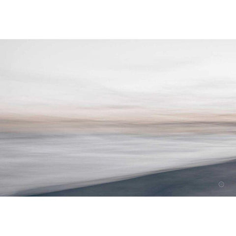 Waves Move Me I White Modern Wood Framed Art Print by Larson, Nathan