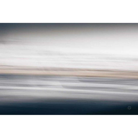 Waves Move Me IV White Modern Wood Framed Art Print by Larson, Nathan