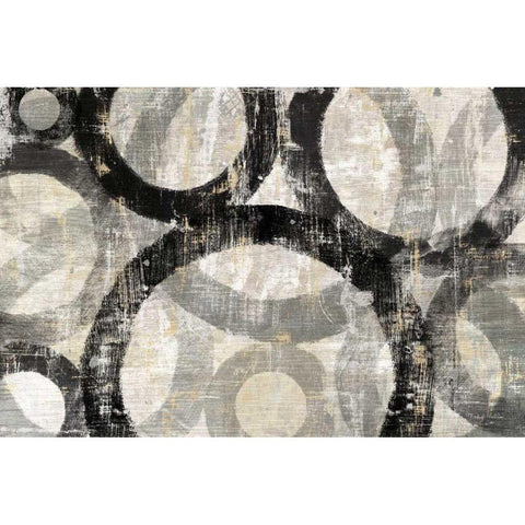 Industrial I Neutral Black Modern Wood Framed Art Print with Double Matting by Mullan, Michael