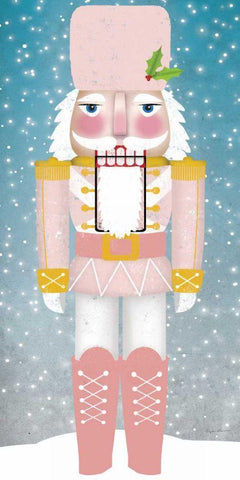 Nutcracker I Blush Black Ornate Wood Framed Art Print with Double Matting by Fowler, Ryan