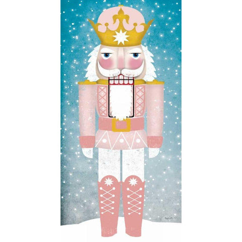 Nutcracker III Blush Gold Ornate Wood Framed Art Print with Double Matting by Fowler, Ryan