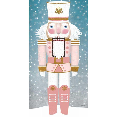 Nutcracker IV Blush Black Modern Wood Framed Art Print with Double Matting by Fowler, Ryan