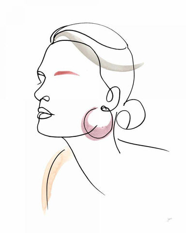 All Dressed Up Black Ornate Wood Framed Art Print with Double Matting by Panganiban, Karyn