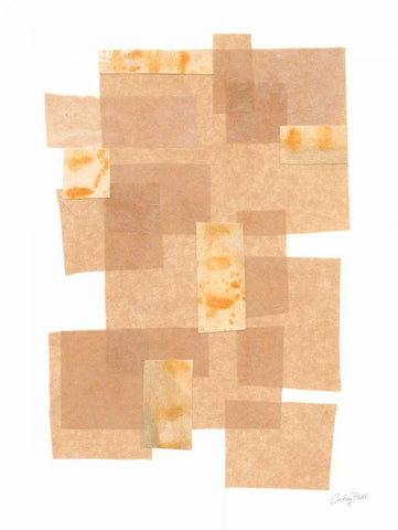 Building Blocks III White Modern Wood Framed Art Print with Double Matting by Prahl, Courtney