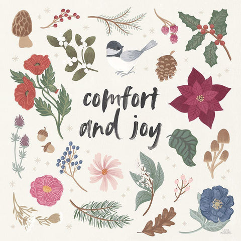 Winter Spirit II White Modern Wood Framed Art Print with Double Matting by Marshall, Laura