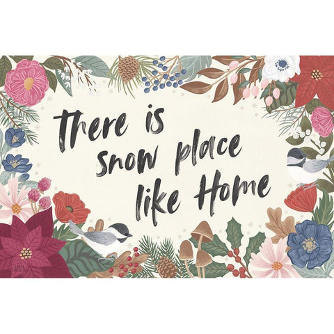 Winter Spirit IV White Modern Wood Framed Art Print by Marshall, Laura