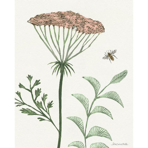 Springtime III Warm Black Modern Wood Framed Art Print by Miller, Sara Zieve