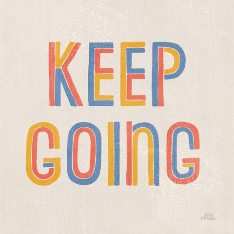 Retro Words II Hippiecurian Gold Ornate Wood Framed Art Print with Double Matting by Marshall, Laura