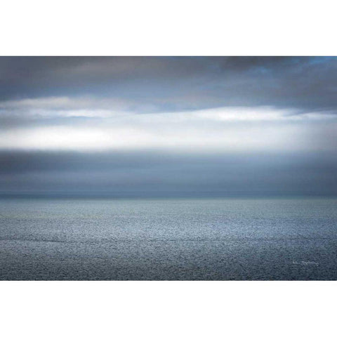 New Brunswick Bay Black Modern Wood Framed Art Print by Majchrowicz, Alan