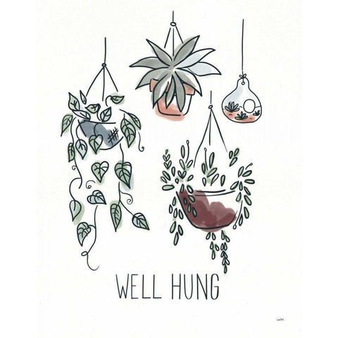 A Plants Life III Black Modern Wood Framed Art Print with Double Matting by York, Leah