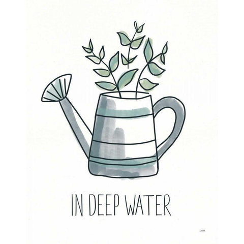 A Plants Life IV Black Modern Wood Framed Art Print with Double Matting by York, Leah