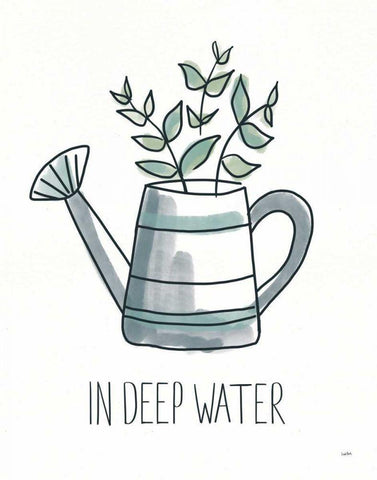 A Plants Life IV White Modern Wood Framed Art Print with Double Matting by York, Leah