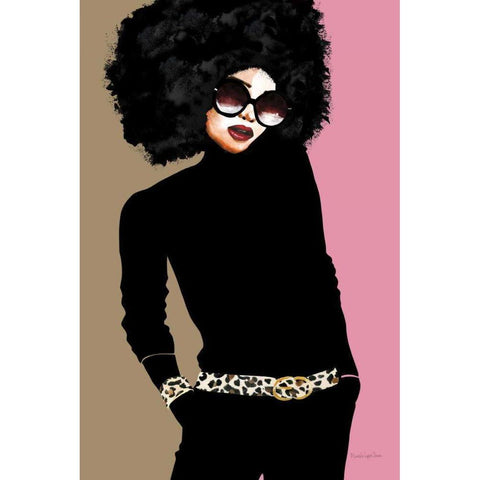 Good Attitude I White Modern Wood Framed Art Print by Charro, Mercedes Lopez