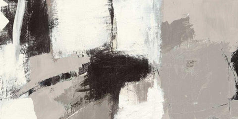 Catalina I Neutral Crop Black Ornate Wood Framed Art Print with Double Matting by Schick, Mike