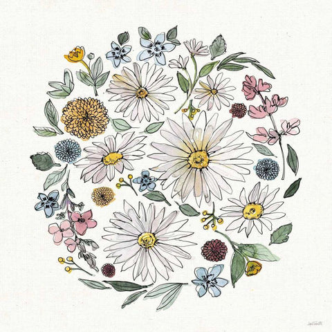 Farmhouse Flea Market III White Modern Wood Framed Art Print with Double Matting by Tavoletti, Anne