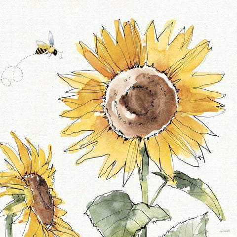 Farmhouse Flea Market X Gold Ornate Wood Framed Art Print with Double Matting by Tavoletti, Anne