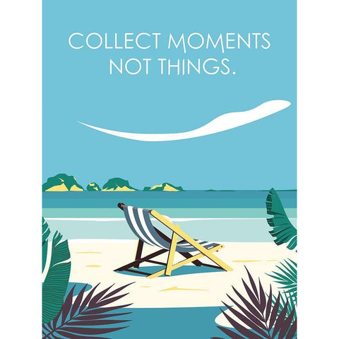 Collect Moments Chair White Modern Wood Framed Art Print by Escalante, Omar