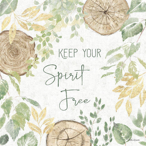 Natures Leaves V Sage White Modern Wood Framed Art Print by Grove, Beth