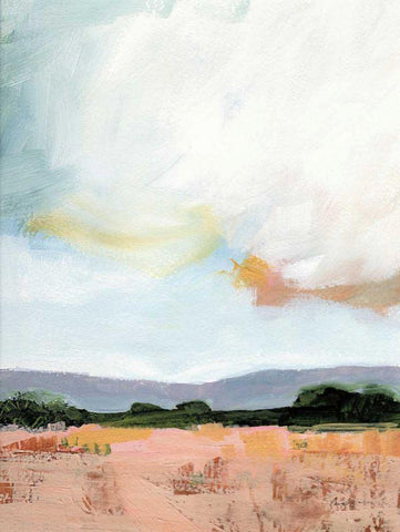 Sky Reflection White Modern Wood Framed Art Print with Double Matting by Munger, Pamela