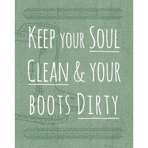 Home Grown V White Modern Wood Framed Art Print by Aiken, Jess