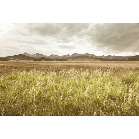 Sawtooth Mountains Idaho II Gold Ornate Wood Framed Art Print with Double Matting by Majchrowicz, Alan