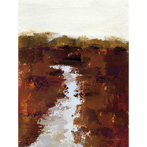 Lost Creek Black Modern Wood Framed Art Print by Munger, Pamela