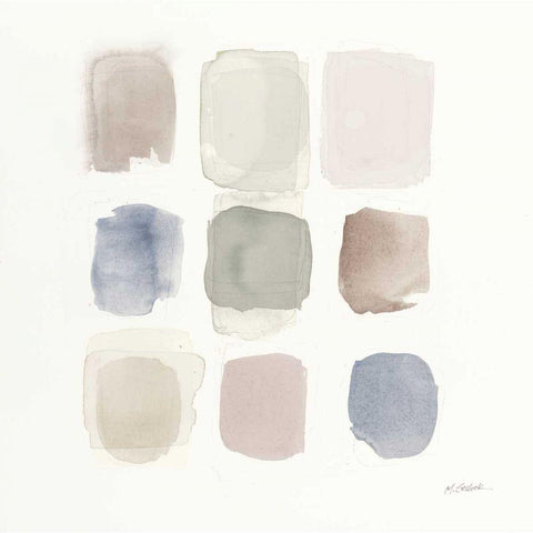 Natural Haze Black Modern Wood Framed Art Print with Double Matting by Schick, Mike