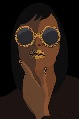 Accessorize II Black Ornate Wood Framed Art Print with Double Matting by Escalante, Omar