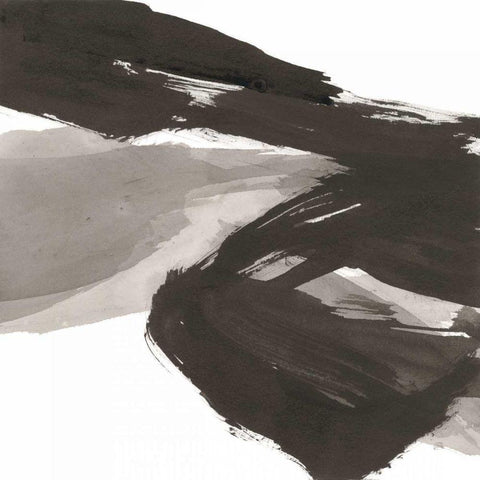 Chaos I Black Modern Wood Framed Art Print by Paschke, Chris