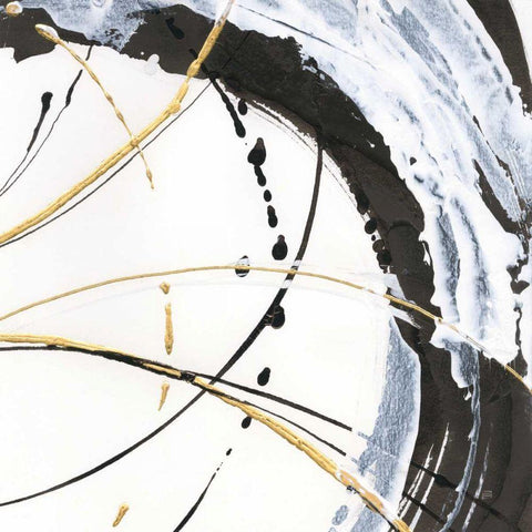 Continuum II White Modern Wood Framed Art Print by Paschke, Chris