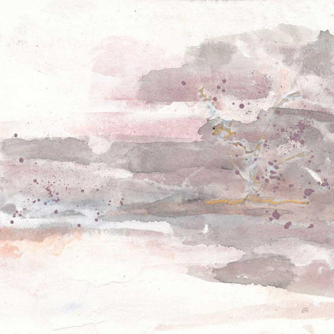 Secondary Abstractions V White Modern Wood Framed Art Print by Paschke, Chris