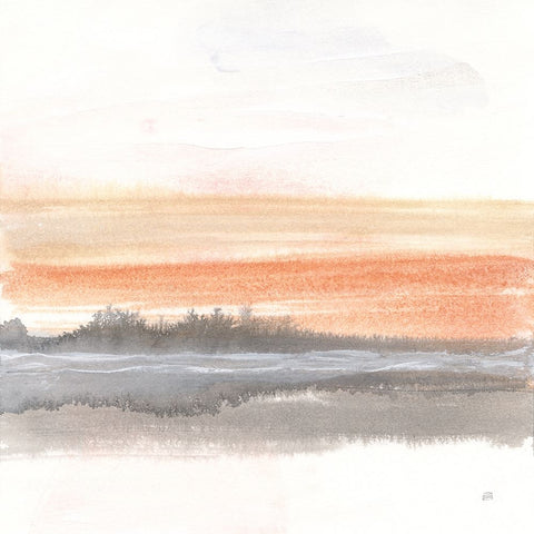 Secondary Palette II White Modern Wood Framed Art Print with Double Matting by Paschke, Chris