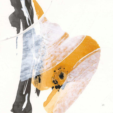 Resistance IV Black Modern Wood Framed Art Print with Double Matting by Paschke, Chris