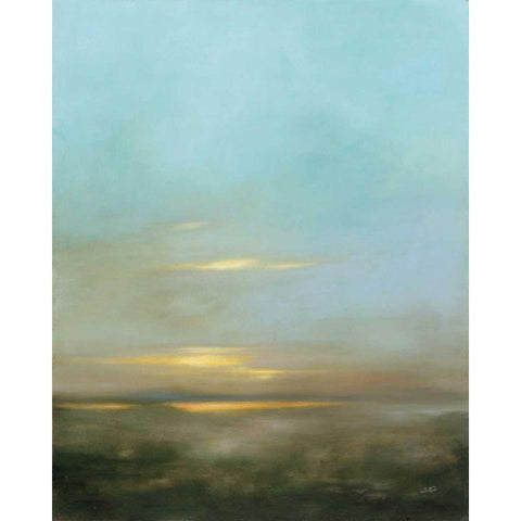 Eventide Black Modern Wood Framed Art Print with Double Matting by Purinton, Julia