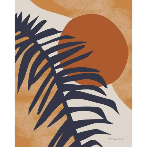 Traveler Palm White Modern Wood Framed Art Print by Gallagher, Megan