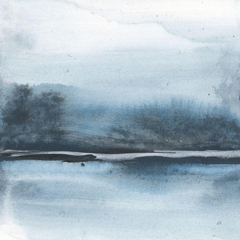 Before Dark II Black Ornate Wood Framed Art Print with Double Matting by Paschke, Chris