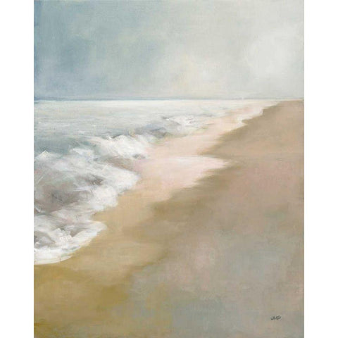 Incoming Tide White Modern Wood Framed Art Print by Purinton, Julia