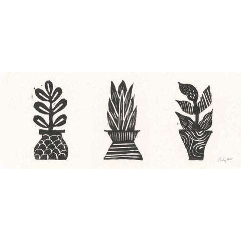 Planted III Black Modern Wood Framed Art Print by Prahl, Courtney
