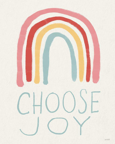 Choose Joy I Black Ornate Wood Framed Art Print with Double Matting by Tavoletti, Anne
