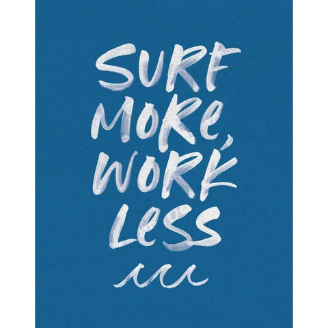 Beach Bum II Black Modern Wood Framed Art Print by Wild Apple Portfolio