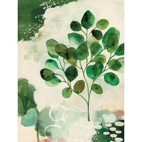 Nature Story III Black Modern Wood Framed Art Print by Horn, Laura