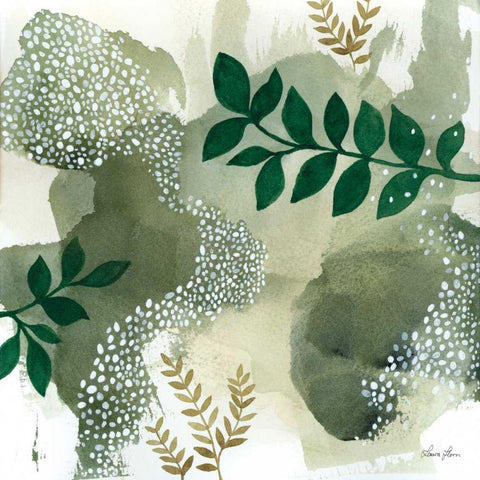 Woodland Walk IV White Modern Wood Framed Art Print by Horn, Laura