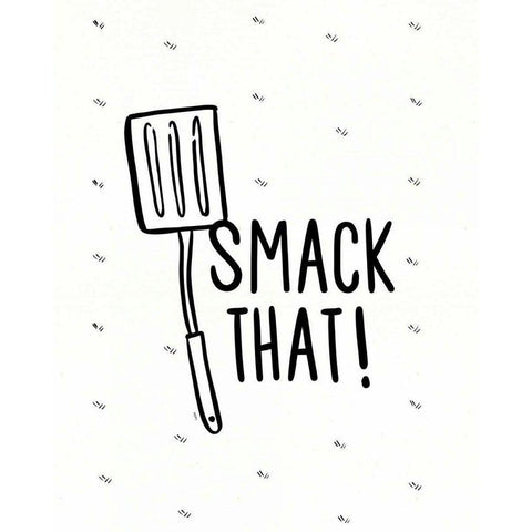 Kitchen Etiquette IV Black Modern Wood Framed Art Print with Double Matting by York, Leah